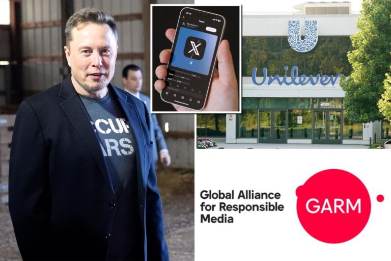 X, Elon Musk's Unilever has reached a settlement after boycotting left-leaning ads

